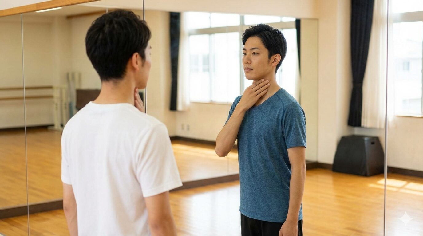 カラオケで声が小さいと悩む原因は「喉」と「姿勢」にある