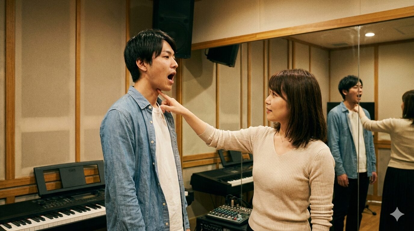 高音上達ステップ②③：喉を開く感覚とミックスボイスの習得