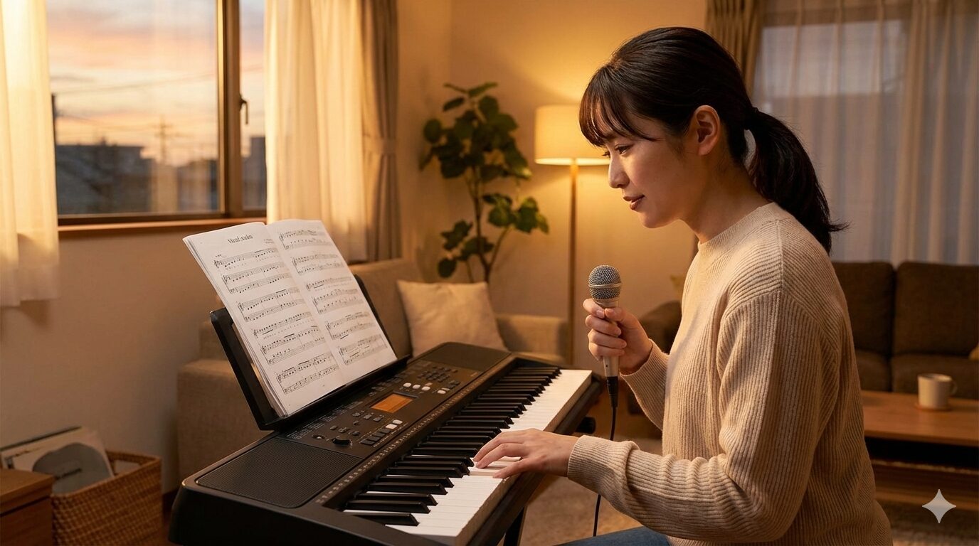 カラオケで低い声が出ない状態を改善する練習法