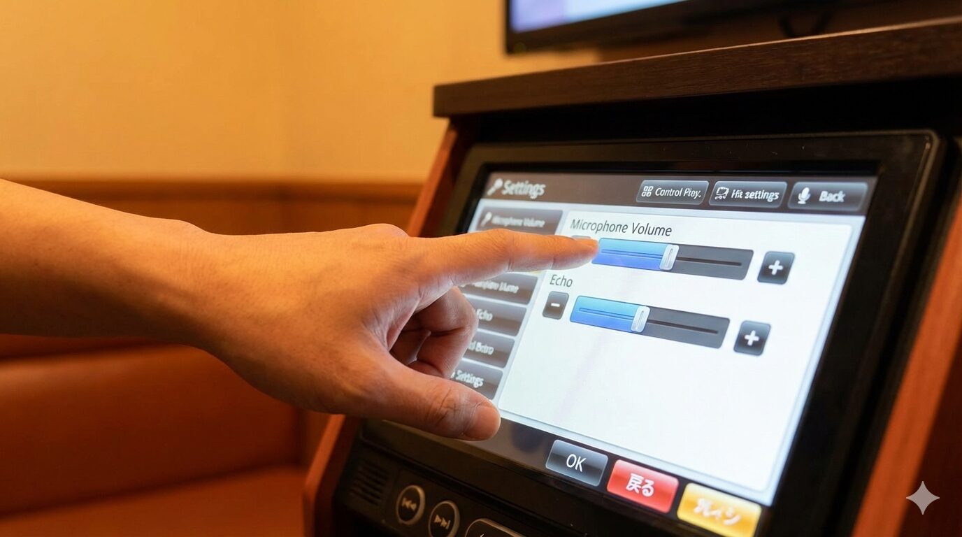 マイクへの苦手意識を和らげる設定調整