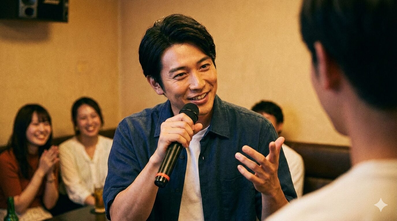 カラオケの歌い方で印象を高める「視線と表情」の演出法
