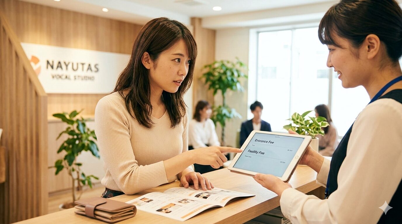 入会金・教材費など月謝以外の費用を確認