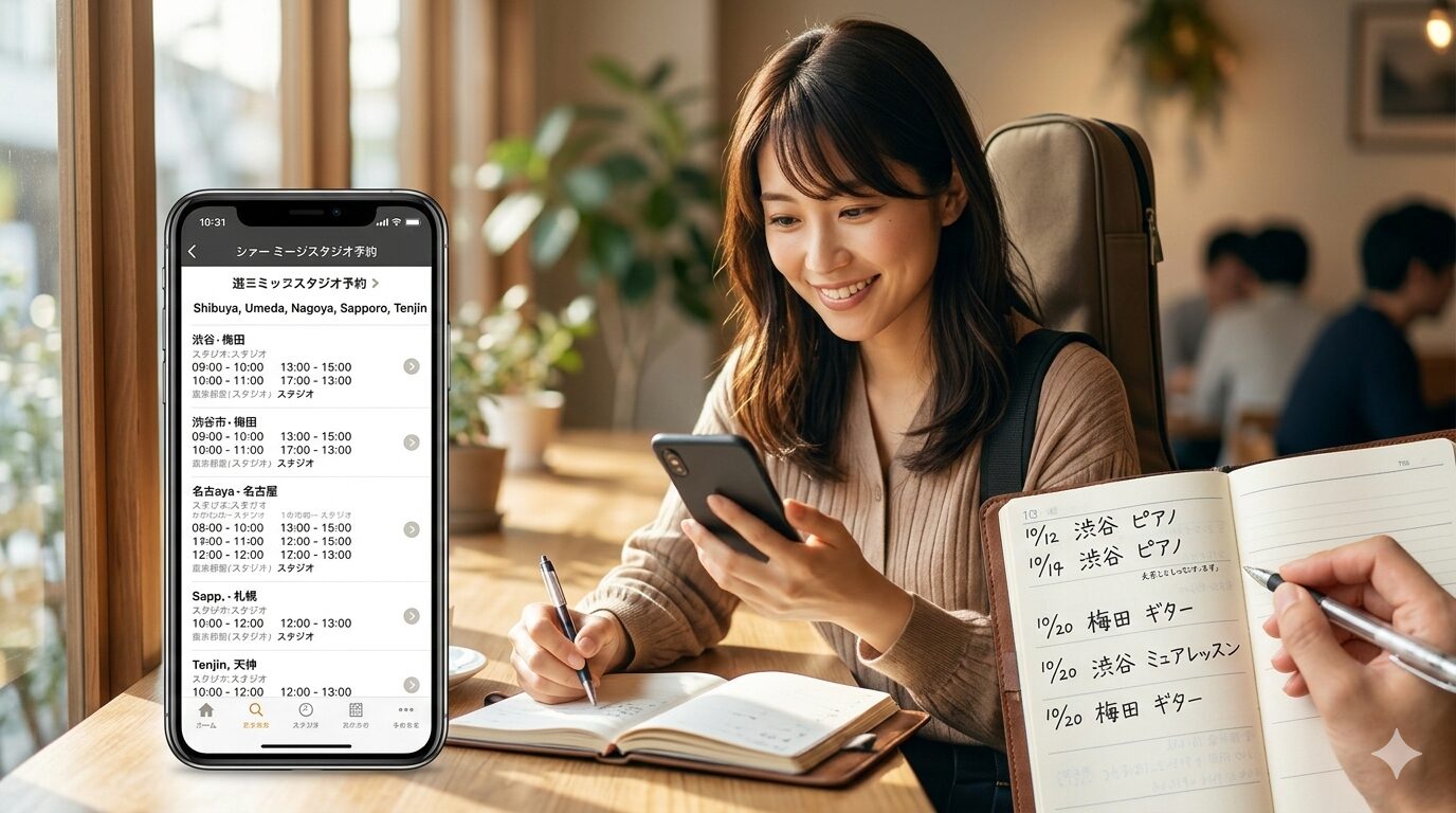 校舎数と通いやすさを比較|全国展開はシアーミュージックが優勢