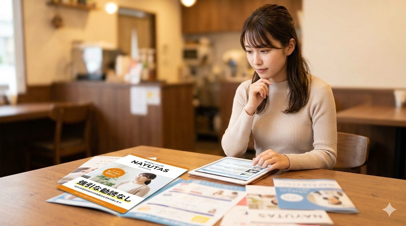 ナユタスと他のボイトレ教室の勧誘を比較