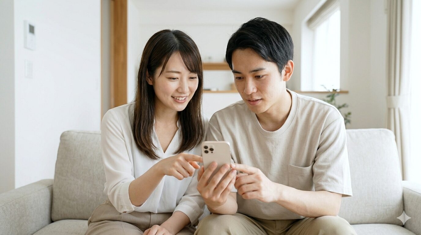 ボイトレスクールをどちらにするか比較して選んでいる様子