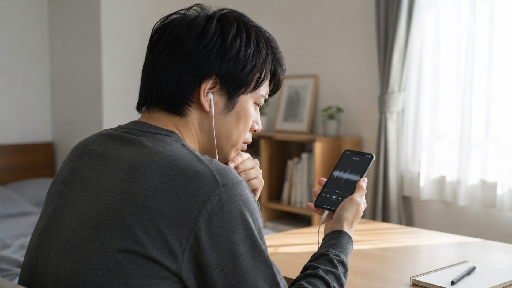 独学で練習しても改善を実感できないイメージ