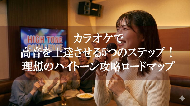 カラオケで高音を上達させる5つのステップ！理想のハイトーン攻略ロードマップ