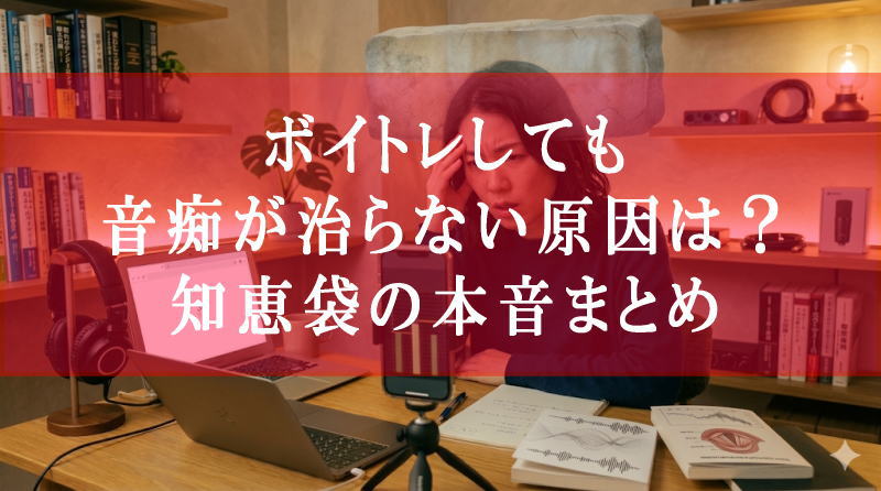 ボイトレしても音痴が治らない原因は？知恵袋の本音まとめ